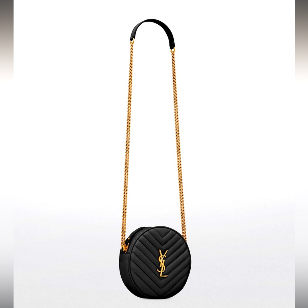 YSL BLACK CAMERA BAG - USED TWICE